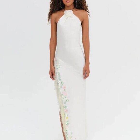Tina Embroidered Maxi Dress - Picture 2 of 12